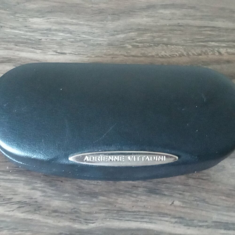 Adrienne Vittadini Eyeglasses Glasses Clamshell Hard Case Only Black Original